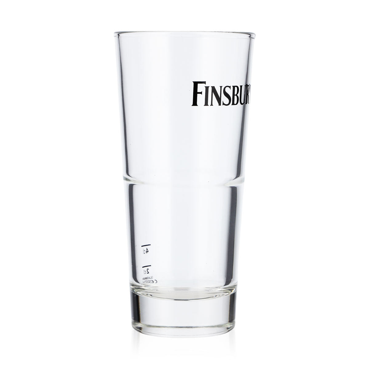 6 bicchieri da gin Finsbury Ginglas 0,35 l con logo nero orizzontale – Vista 3