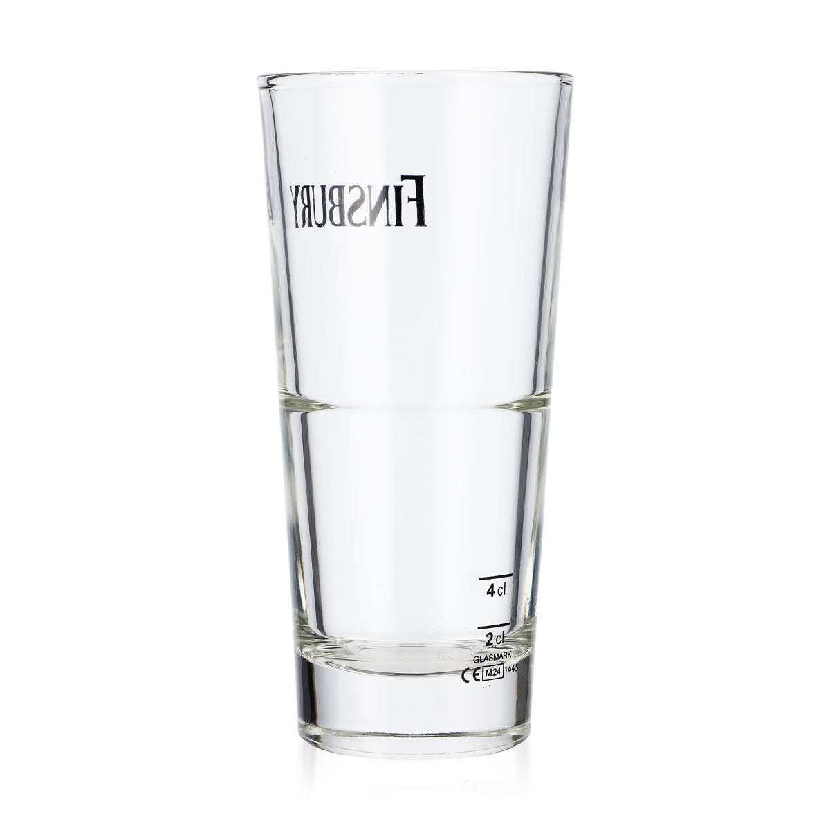 6 bicchieri da gin Finsbury Ginglas 0,35 l con logo nero orizzontale – Vista 4