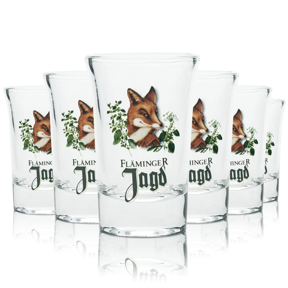 6 bicchieri da shot Flemish Hunt 4 cl bicchieri da grappa bicchieri da liquore Fuchs Gastro