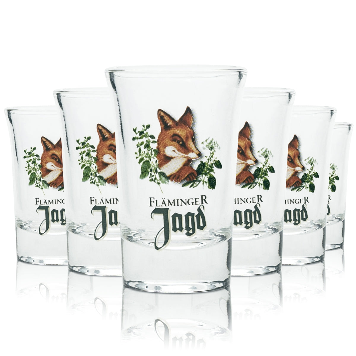 6 bicchieri da shot Flemish Hunt 4 cl bicchieri da grappa bicchieri da liquore Fuchs Gastro