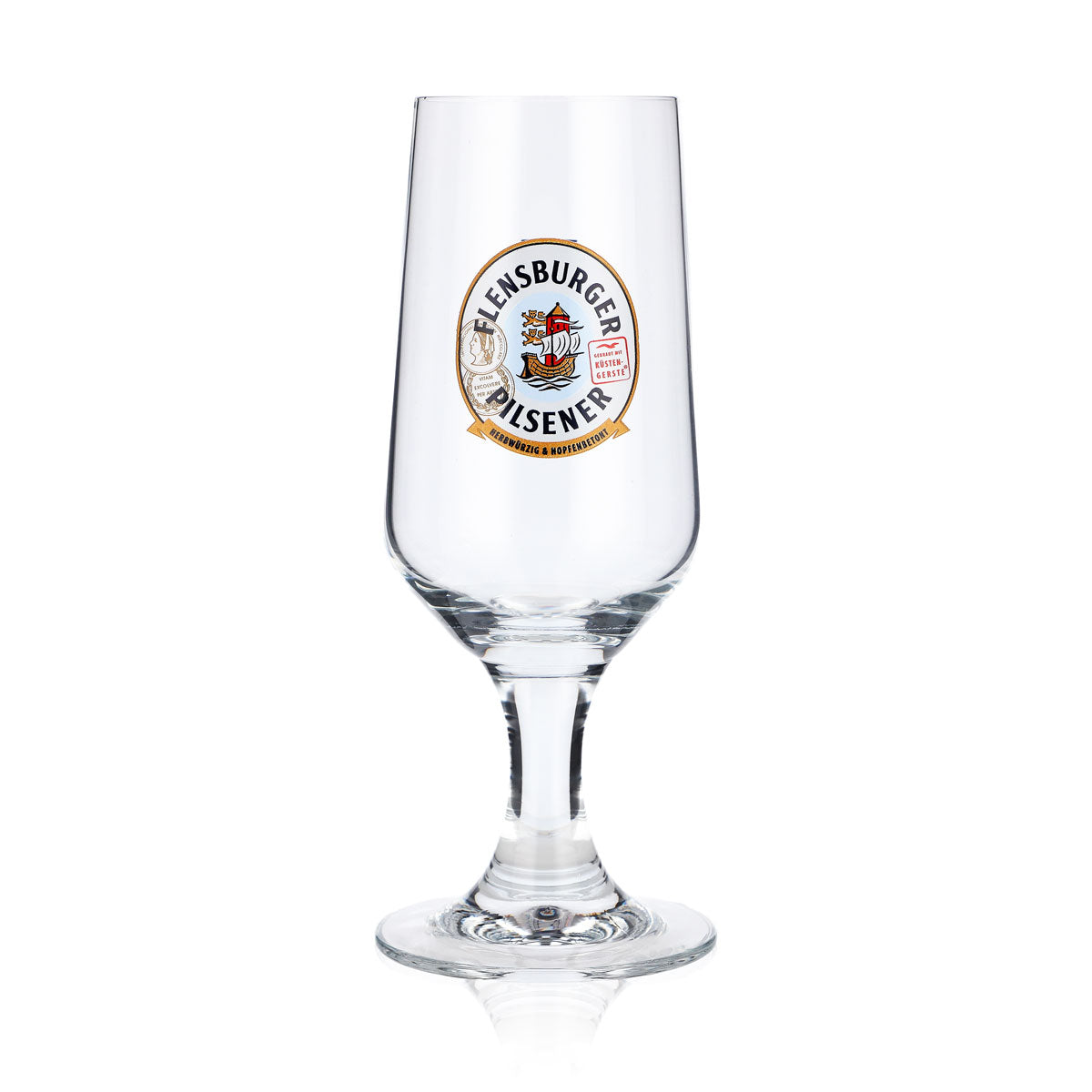 6 bicchieri da birra Flensburg da 0,2 l Bicchieri da birra Bicchiere a calice "Herbwürzig Hopfenbetont" – Vista 2