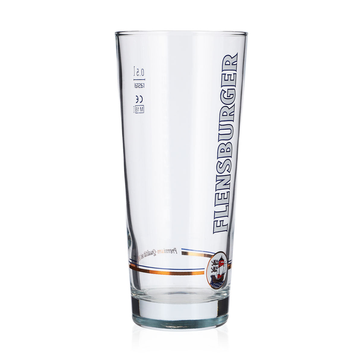 6 bicchieri da birra Flensburger da 0,5 l, modello Tumbler Frankonia Rastal – Vista 3