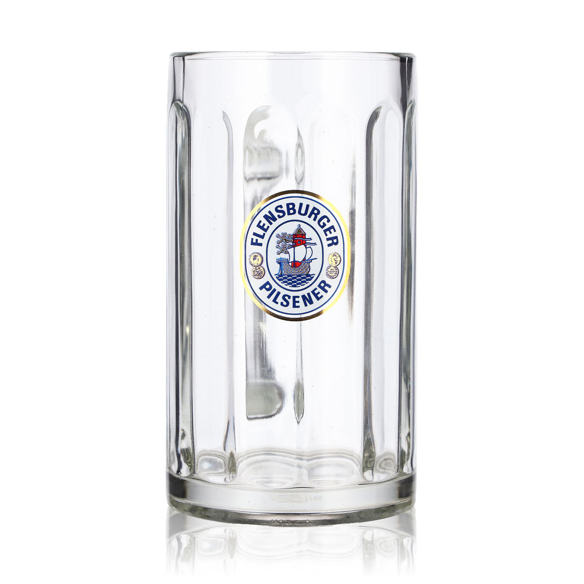6 bicchieri da birra Flensburger da 0,5 l con logo della nave Rastal – Vista 2