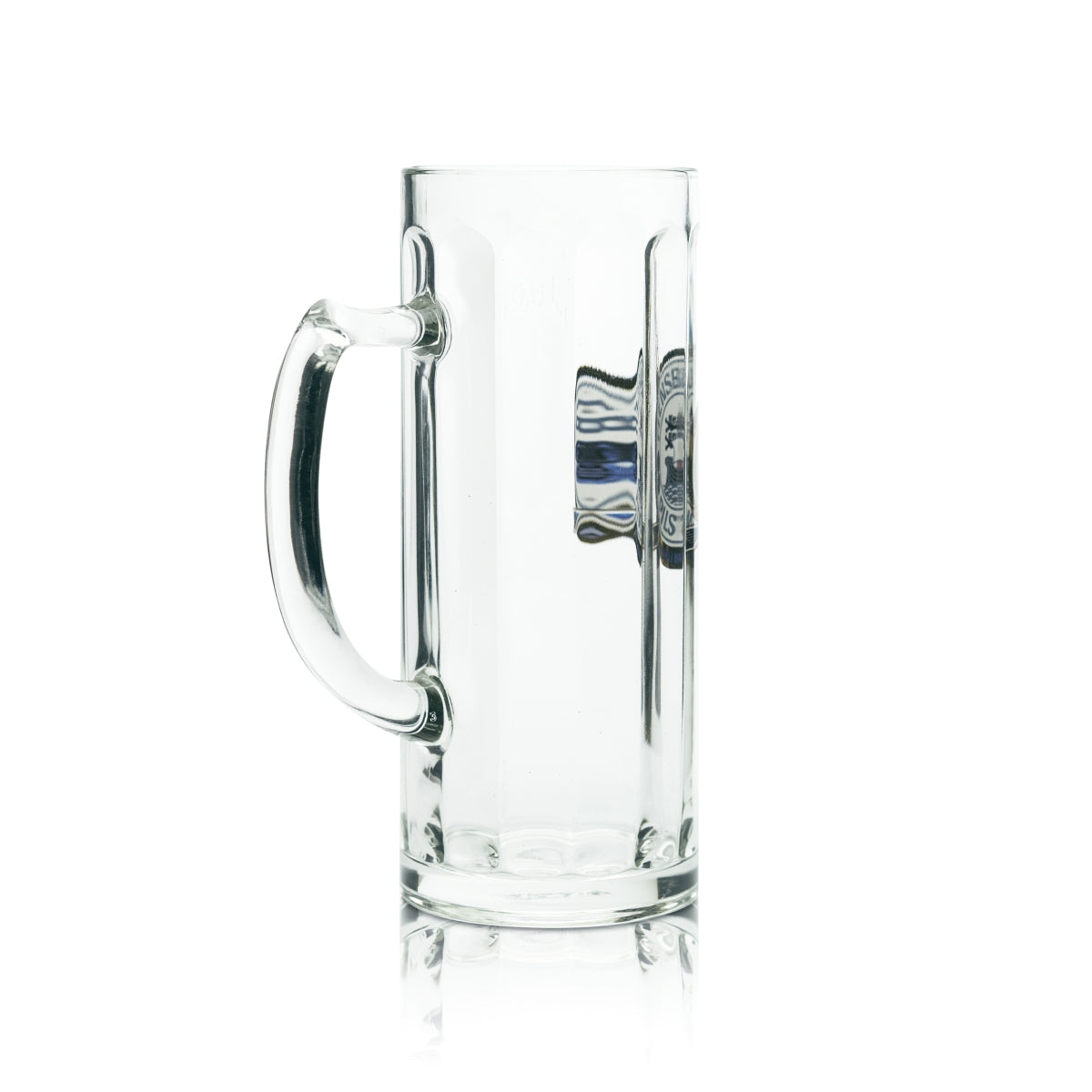 6 bicchieri da birra Flensburger da 0,5 l, boccale Humpen Seidel, forma sagomata, calibrati per uso gastronomico – Vista 4
