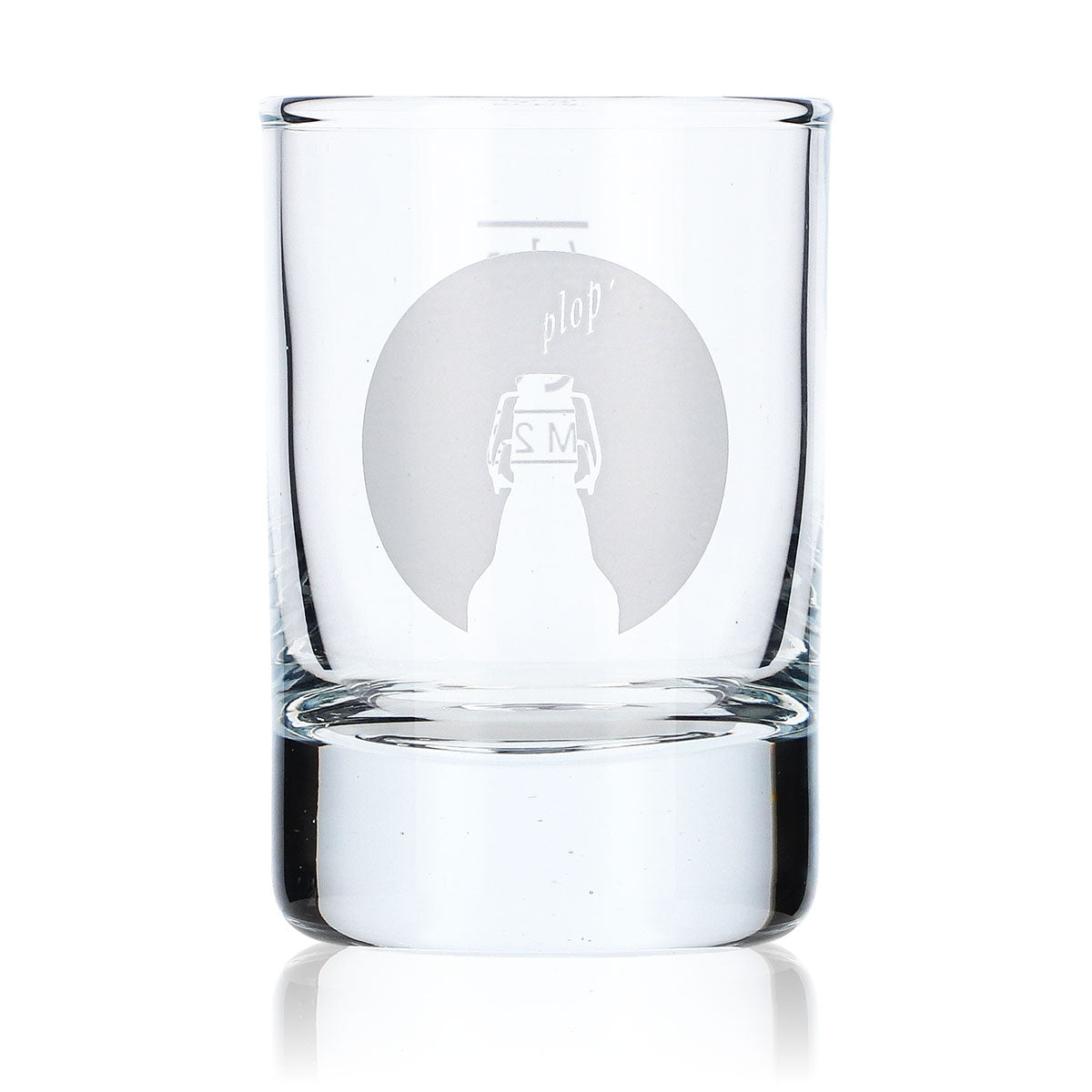 6 bicchieri da shot Flensburger 4 cl Stamper birra corta "PLOP" logo "Nordlicht" – Vista 2