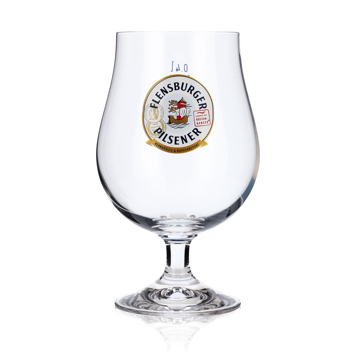 6 bicchieri Flensburger / bicchieri da birra 0,4 l bicchiere svettato bicchiere sferico Lüttich 2024 – Vista 2