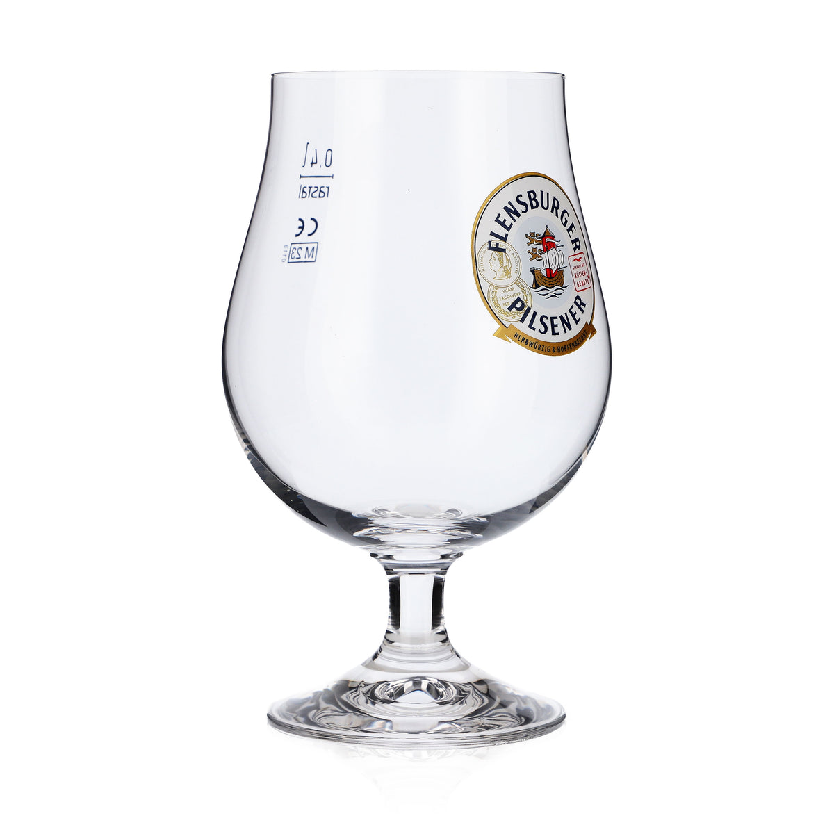 6 bicchieri Flensburger / bicchieri da birra 0,4 l bicchiere svettato bicchiere sferico Lüttich 2024 – Vista 3