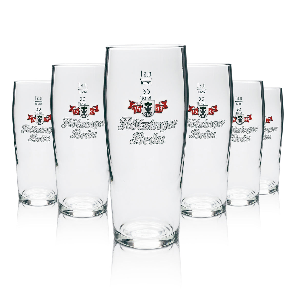 6 bicchieri da birra Flötzinger 0,5 l Willi Rastal – Vista 4