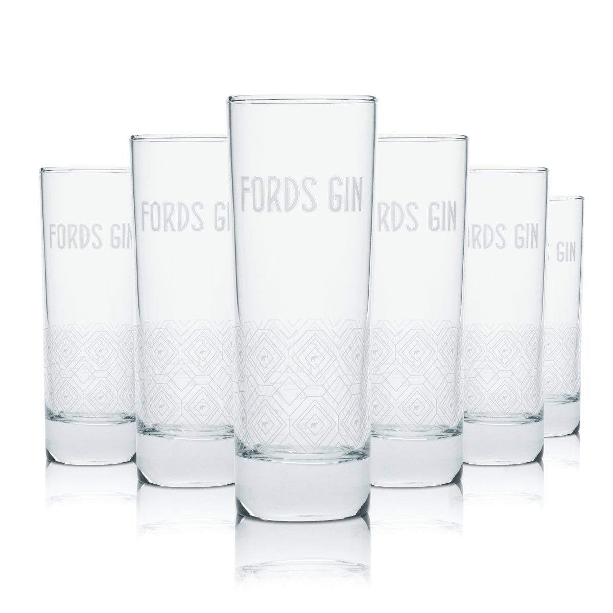 6 bicchieri da long drink Ford's Gin 0,3 l bicchieri da cocktail tonic London Dry Gastro