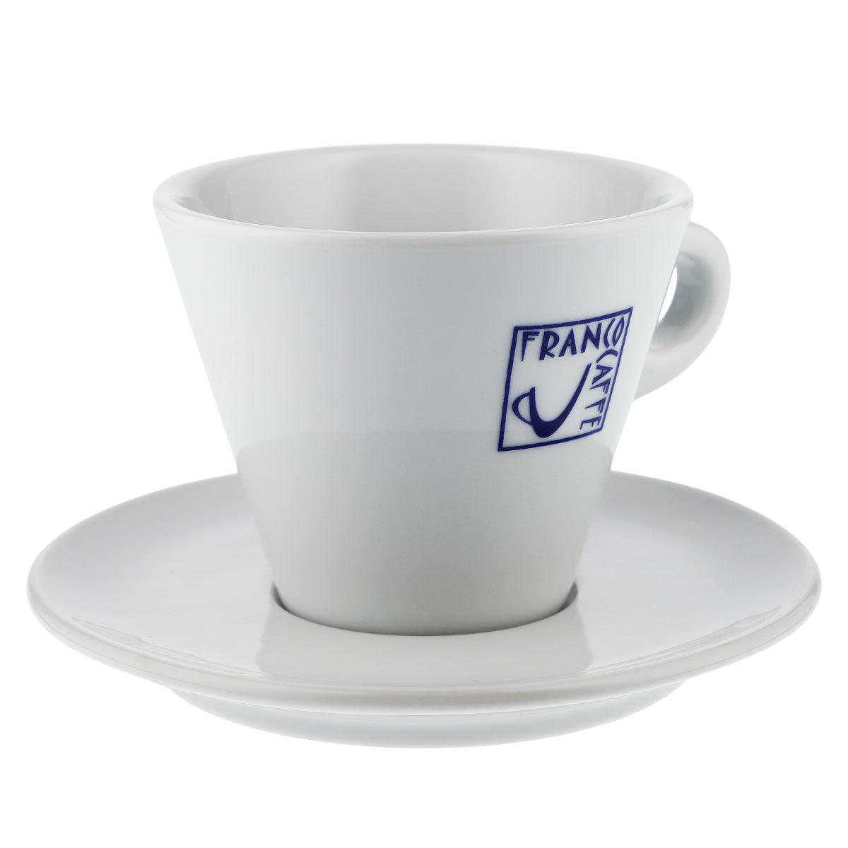 6x Franco Caffè Bicchiere 0,28 l Tazza da caffè con piattino Porcellana ipa – Vista 3