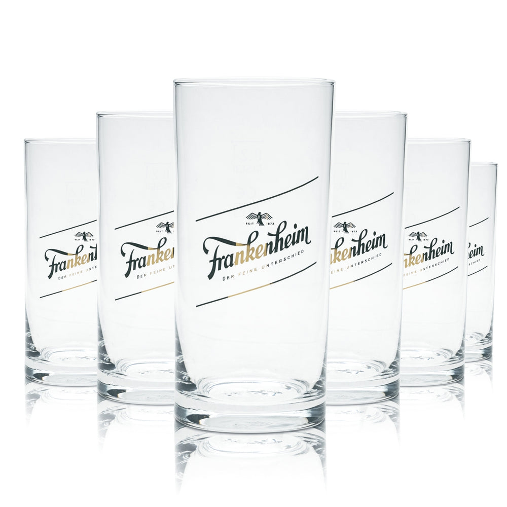 6 bicchieri da birra Frankenheim 0,2 l Alt Stange Bicchieri Cup Düsseldorf Birrificio