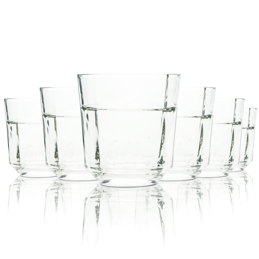 6 bicchieri Fritz Cola 0,2 l tumbler con rilievo, bicchieri da degustazione, retrò, succo frizzante, cola