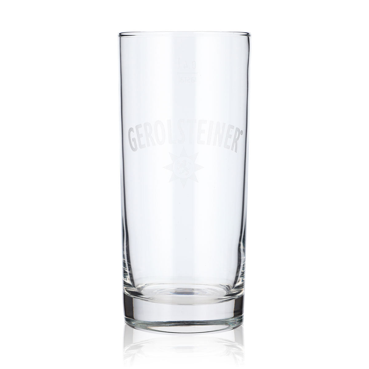 6 bottiglie d'acqua Gerolsteiner in vetro da 0,4 l con logo Rastal bianco (confezione da 6) – Vista 2