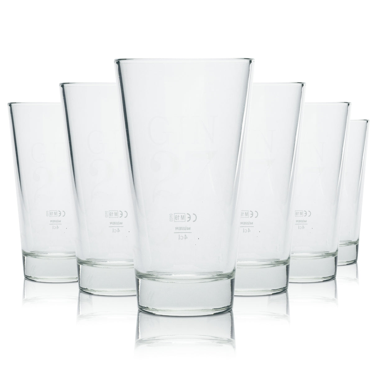 6 bicchieri da long drink Gin 27 da 0,3 l, bicchieri da cocktail tonic Gastro CHE Appenzell