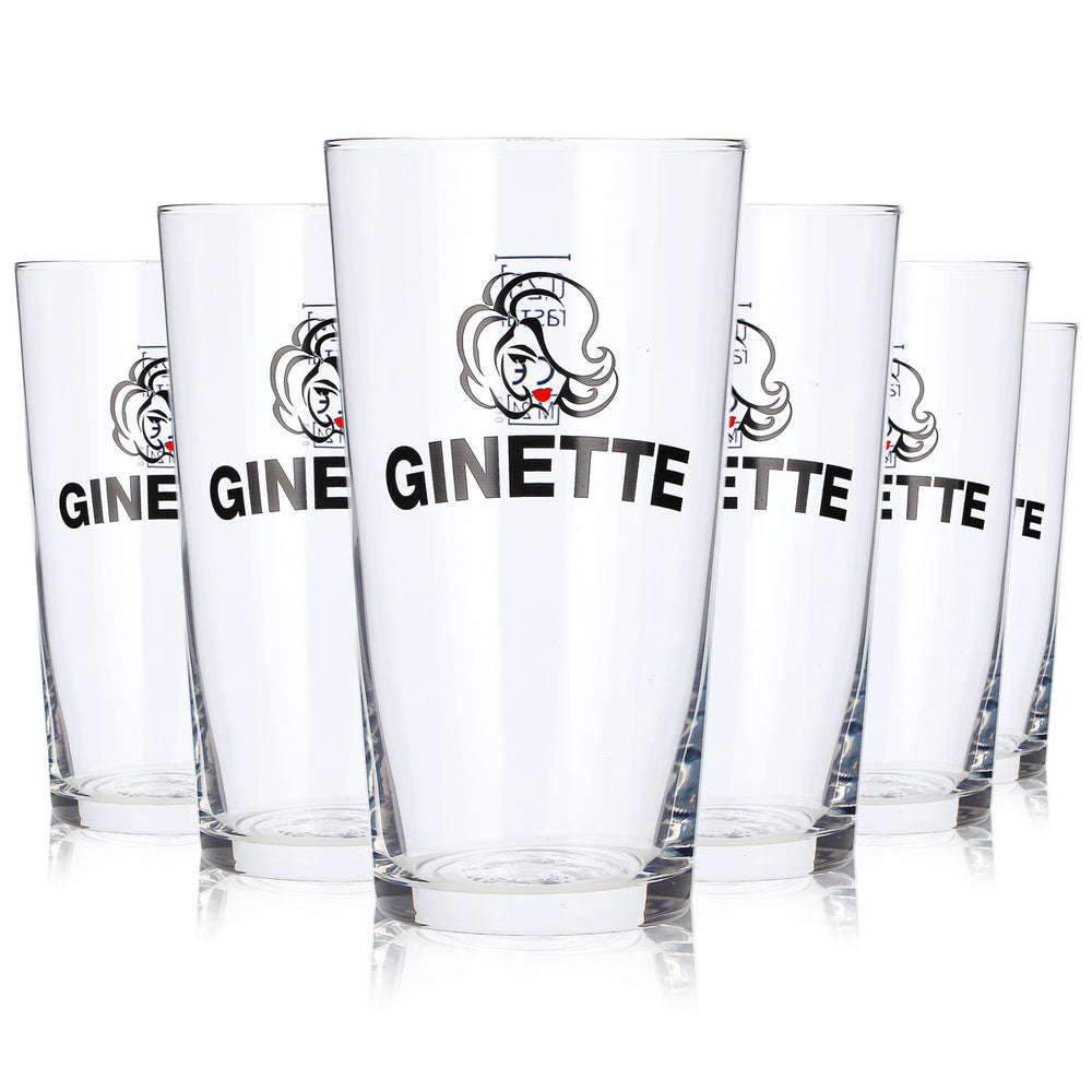 6 bicchieri da birra Ginette da 0,25 l, bicchieri Rastal Baku, bicchieri da birra Willibecher (set da 6)