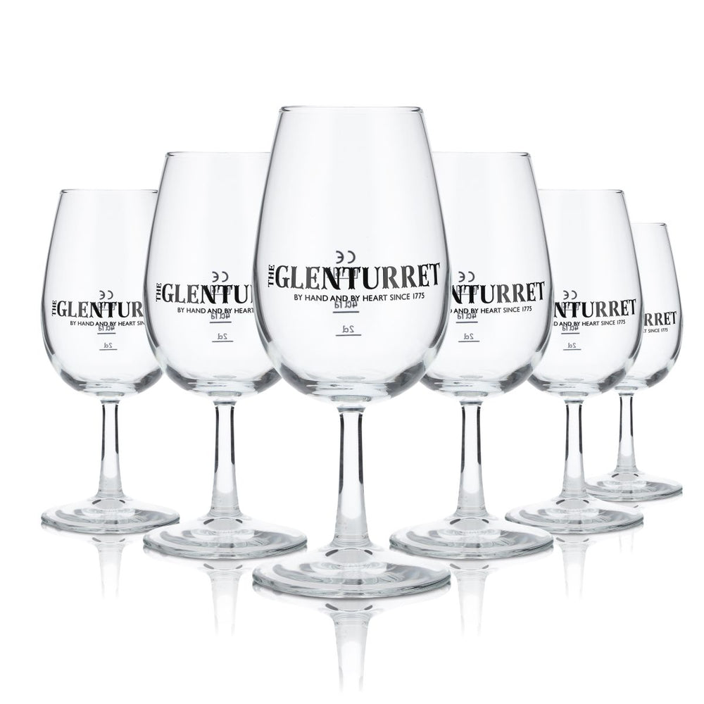 6 bicchieri da whisky Glenturret 0,215 l bicchieri da degustazione bicchieri da whisky calici