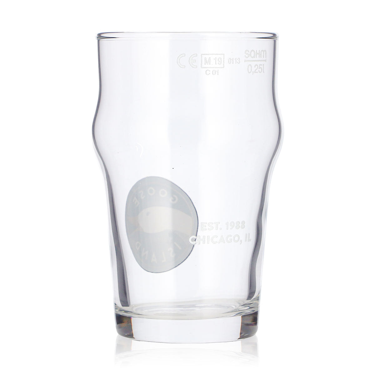 6 bicchieri da birra Goose Island da 0,25 l, formato long drink, con logo dell'oca del 1988, bicchieri da birra Sahm (set da 6) – Vista 4