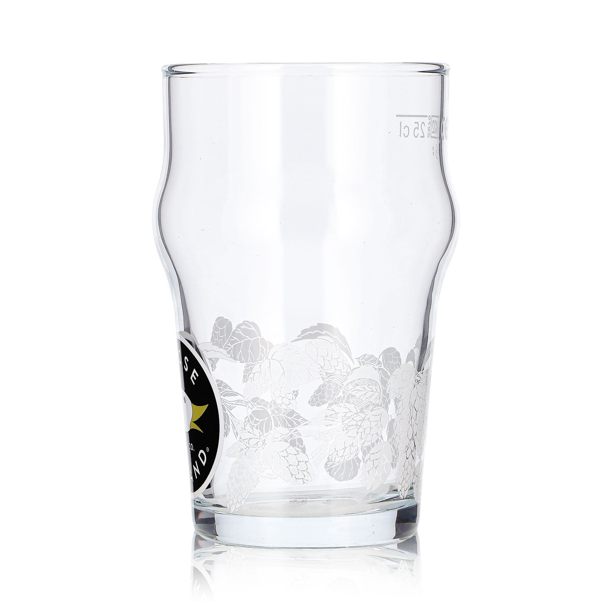 6 bicchieri da birra Goose Island da 0,25 l, modello long drink, con logo dell'oca e motivo a noci, bianco e crema – Vista 6