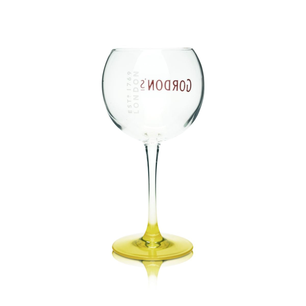6 bicchieri da gin Gordon's 0,34 l Set di bicchieri da gin tonic in vetro a forma di palloncino Bicchieri con stelo Bicchieri a calice – Vista 3