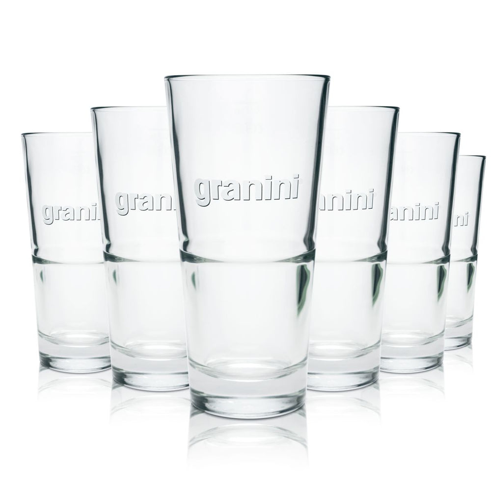 6 bicchieri Granini da 0,5 l bicchieri da cocktail bicchieri da bevanda forma a V calibrati