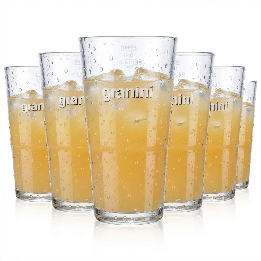 6 bicchieri da succo Granini Bicchieri da succo 0,4 l Bicchieri da long drink Rastal
