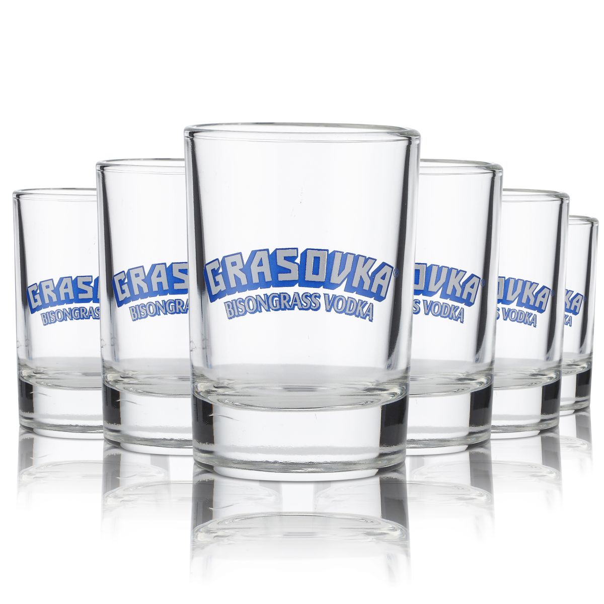 6x Grasovka Bicchiere da liquore 6 cl Bicchierino da shot Set di bicchieri da liquore Vodka Liquore