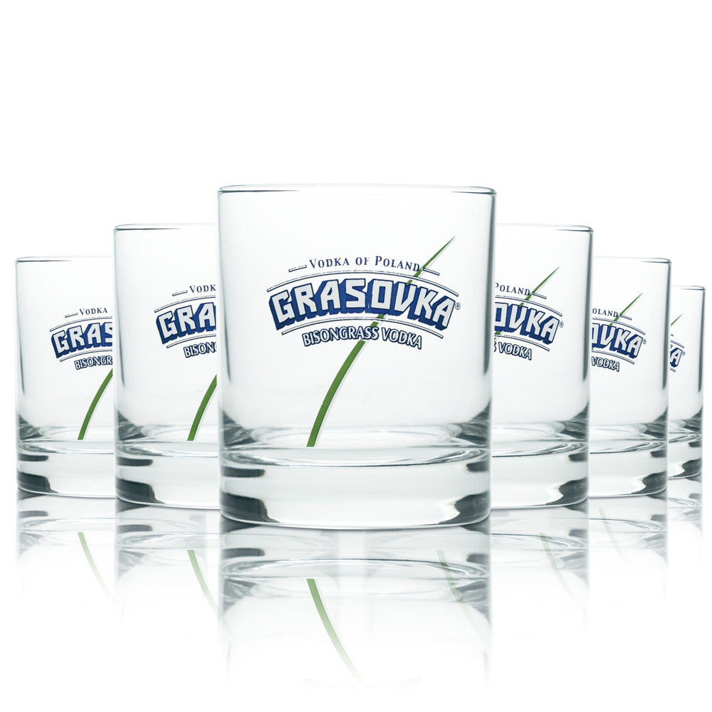 6 bicchieri da vodka Grasovka 0,2 l tumbler bicchieri da long drink Gastro Bar Polonia Party