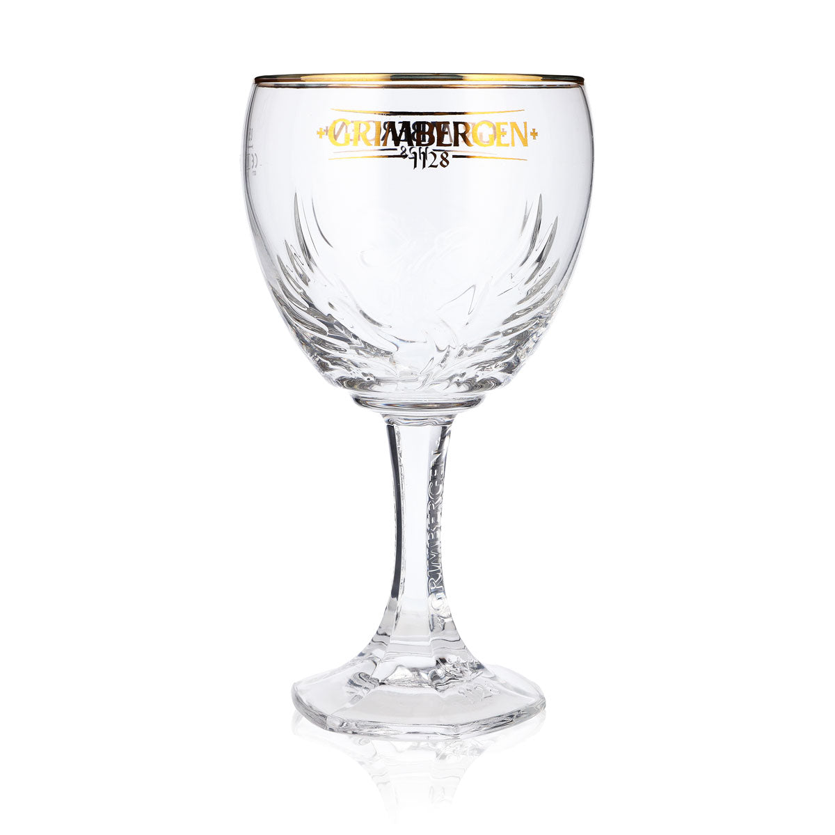 6 bicchieri Grimbergen da 0,5 l a calice Phoenix con bordo dorato Bicchieri Gastro Beer – Vista 2