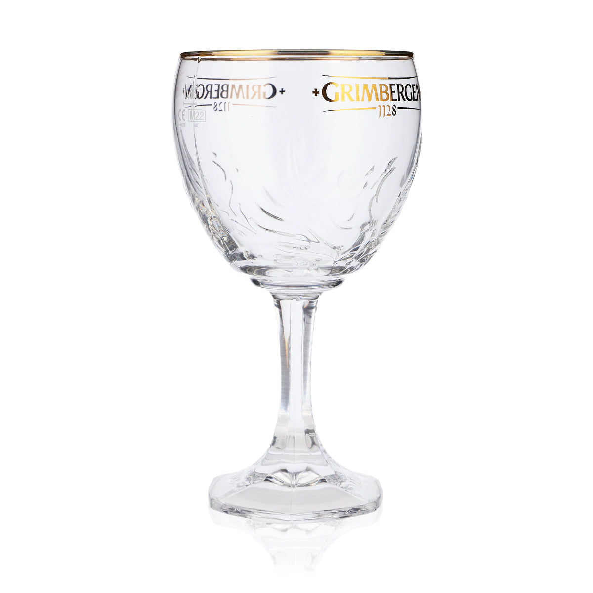 6 bicchieri Grimbergen da 0,5 l a calice Phoenix con bordo dorato Bicchieri Gastro Beer – Vista 5