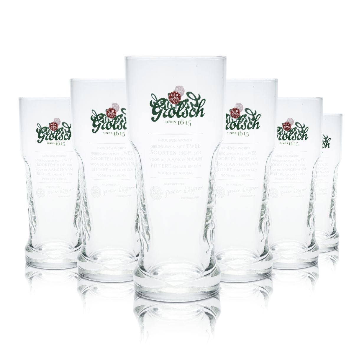 6 bicchieri da birra Grolsch 0,3 l Master Glass Set Birrificio Paesi Bassi