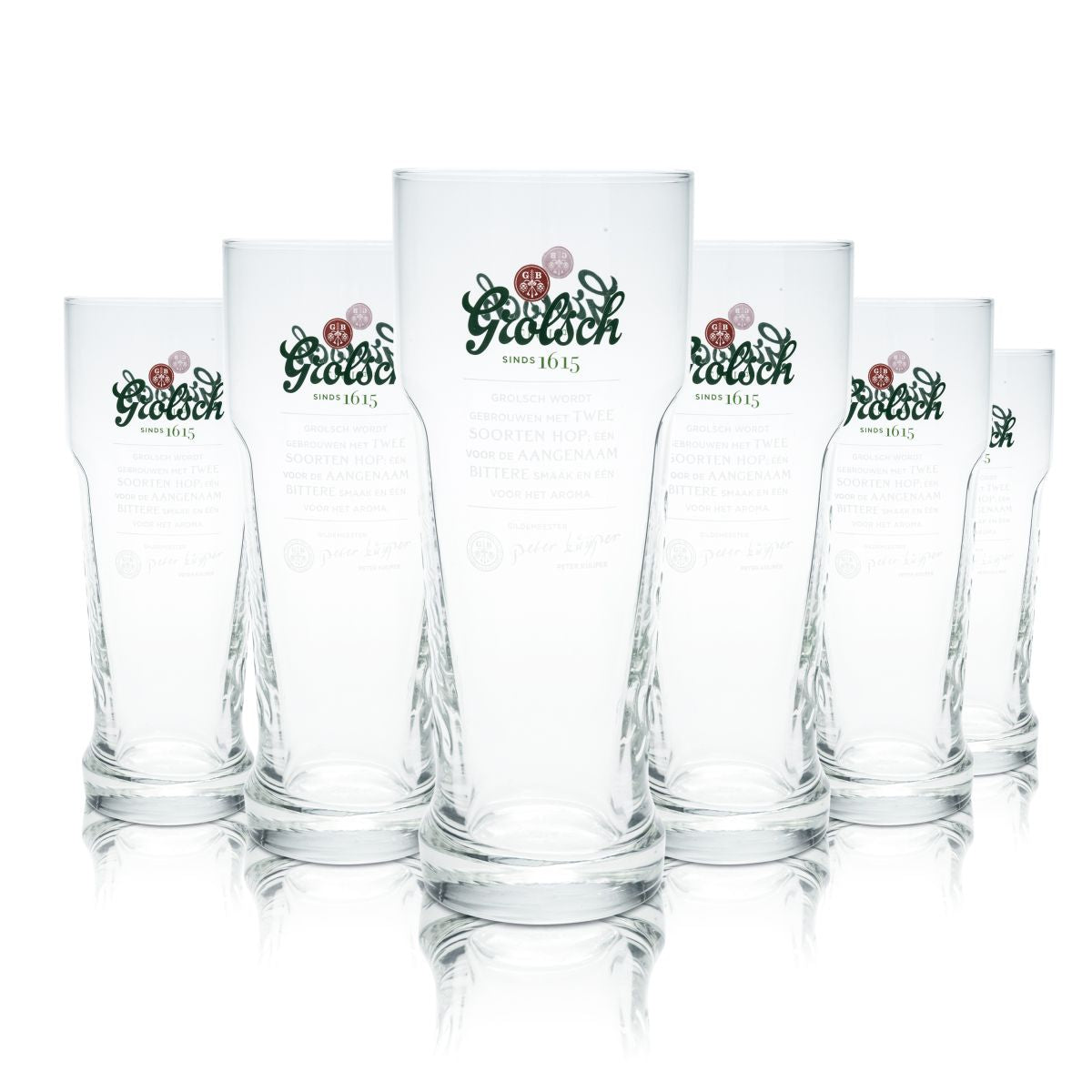6 bicchieri da birra Grolsch 0,5 l Master Glass Set Birrificio Paesi Bassi