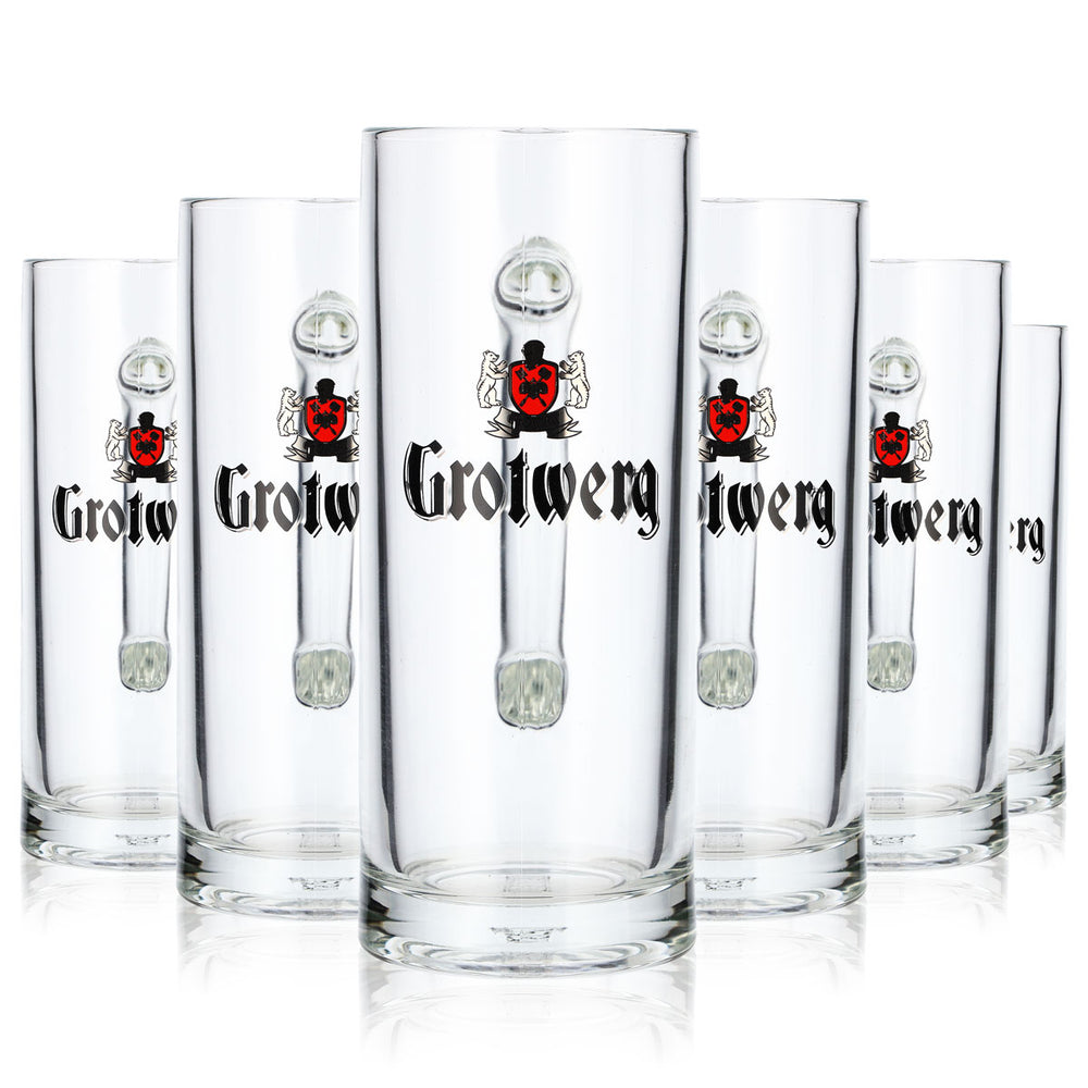 6 bicchieri da birra Grotwerg da 0,3 l, boccale Rastal Seidel (set da 6)
