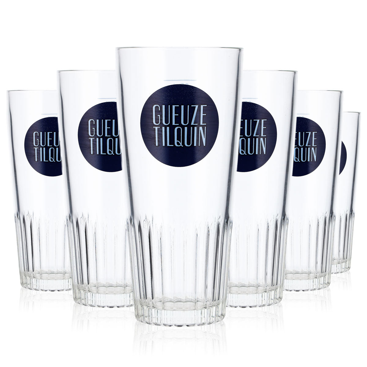 6 bicchieri da birra Gueuze da 0,25 l Bicchieri da birra belgi Bicchiere da birra "Tilquin" – Vista 5
