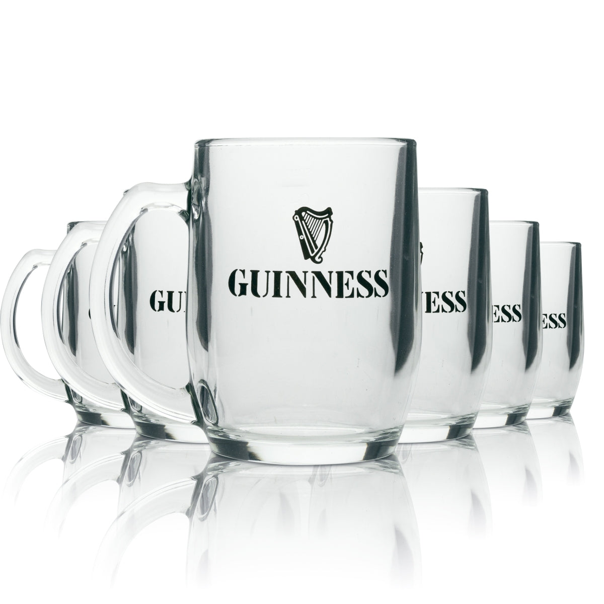6 bicchieri da birra Guinness con manico 400 ml sahm