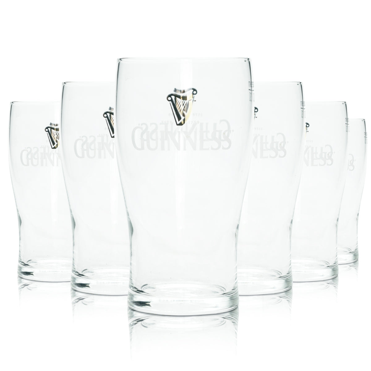 6 bicchieri da birra Guinness 0,3 l bicchieri a forma di calice bicchieri da birra pint set originale