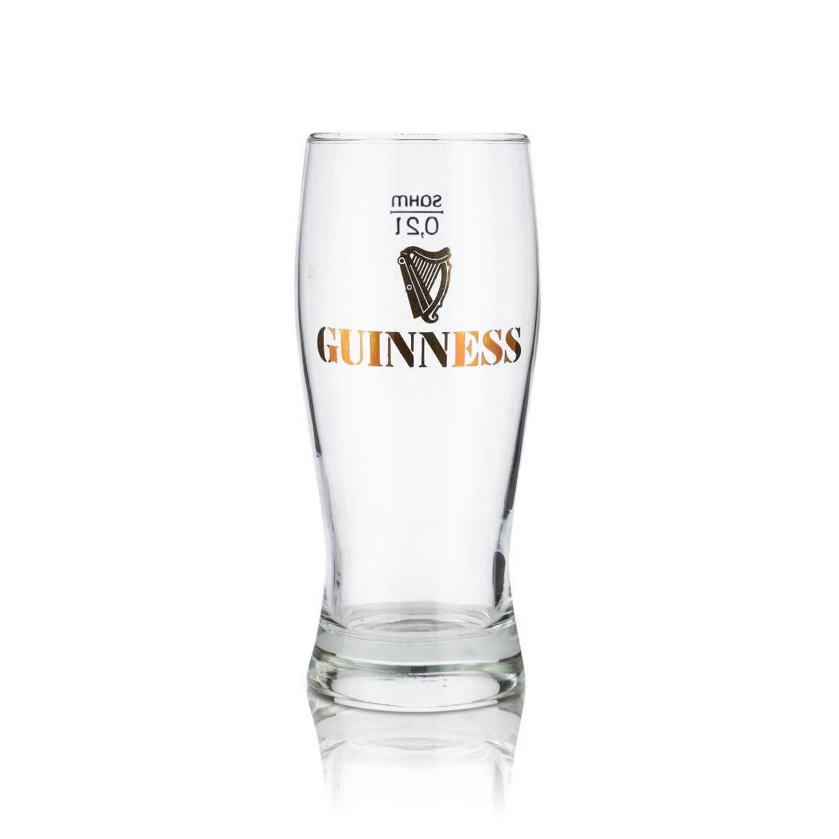 6 bicchieri Guinness da 0,2 l Set di bicchieri da birra irlandese con logo dorato Brewery UK – Vista 2