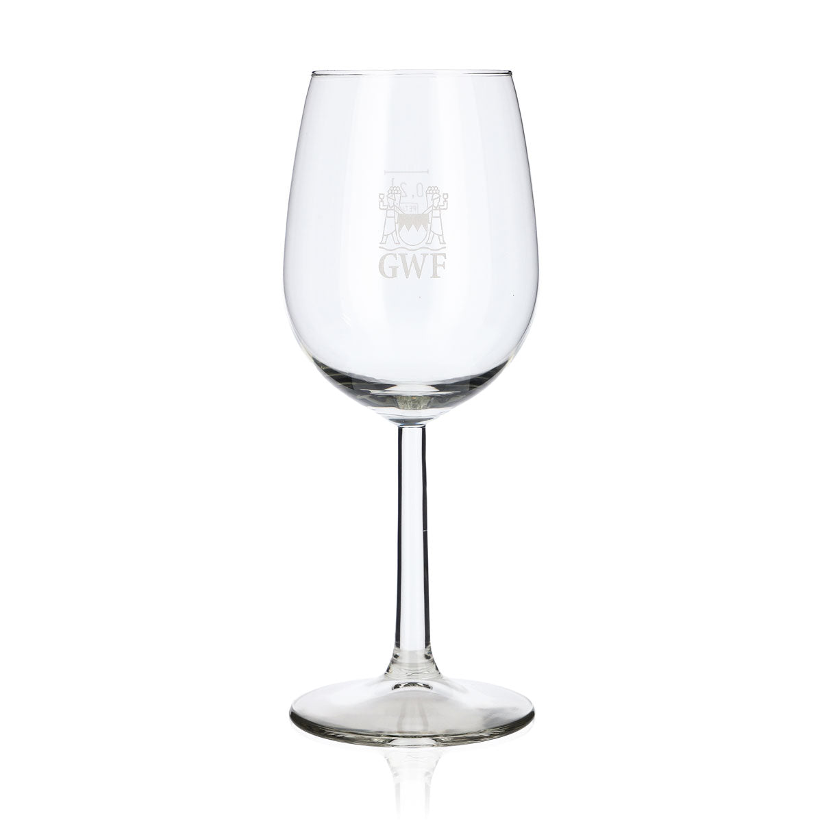 6 bicchieri da vino GWF Frankenwein, bicchieri a calice da 0,20 l con logo argentato "Bouquet" (set da 6) – Vista 2