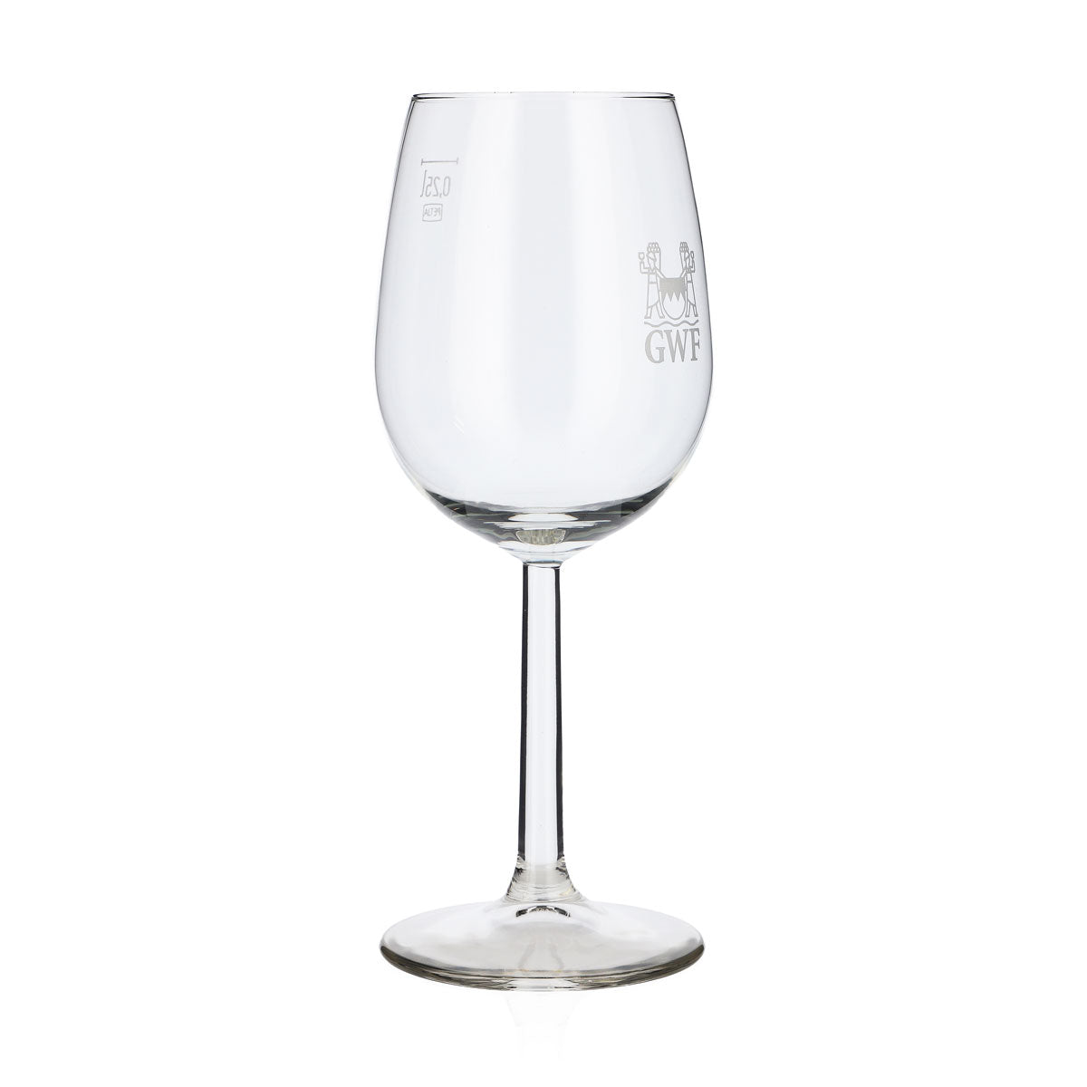 6 bicchieri da vino GWF Frankenwein, con stelo, 0,25 l, logo argentato Bouquet (set da 6) – Vista 3