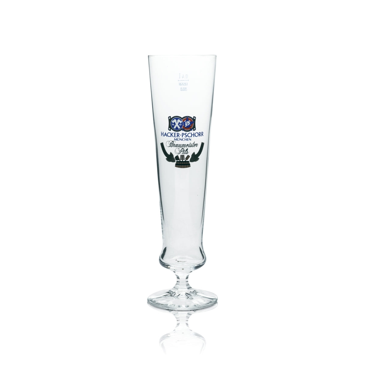 6 bicchieri da birra Hacker Pschorr 0,4 l, forma a tulipano, serie Braumeisterpils Rastal – Vista 2