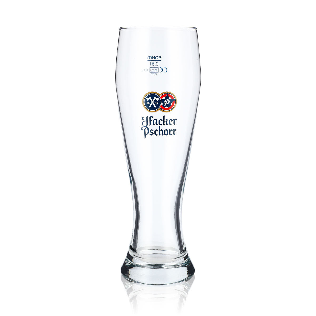 6 bicchieri da birra Hacker Pschorr da 0,5 l Bicchiere da birra bianca "Spitzingsee" Design Rastal – Vista 2