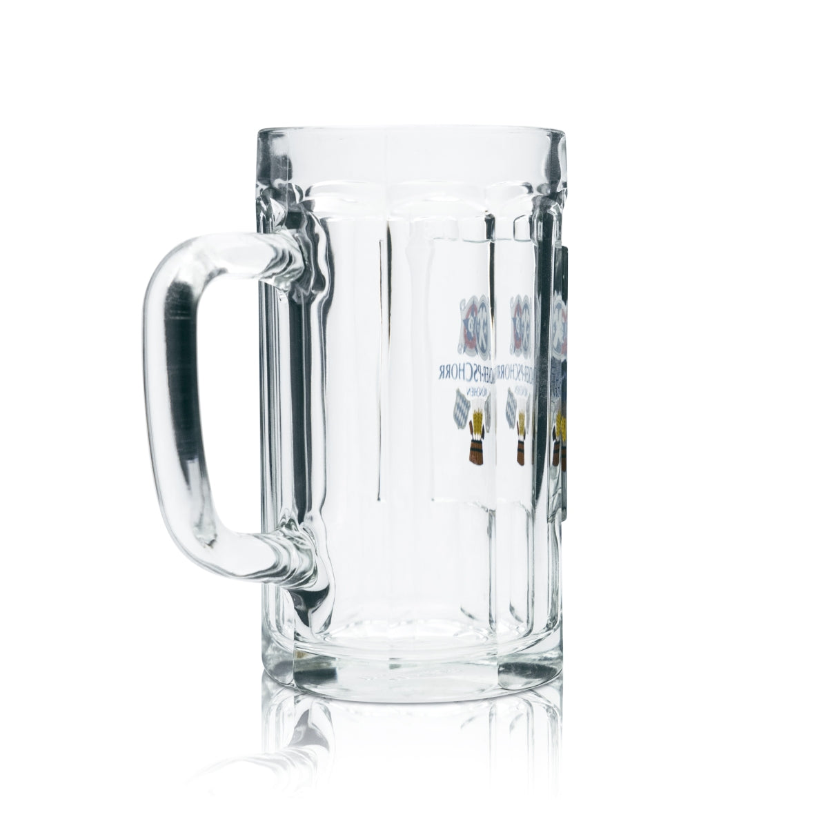 6x bicchieri da birra Hacker Pschorr 0,5 l, forma contornata, boccale Seidel, calibrati, per uso gastronomico – Vista 3