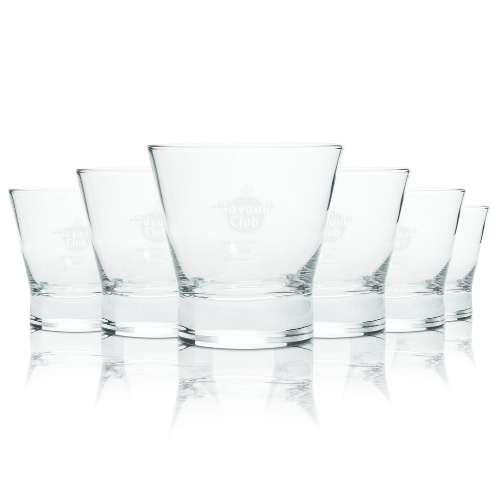 6 bicchieri Havana Club 0,2 l tumbler per cocktail long drink Cuba Libre Gastro Bar