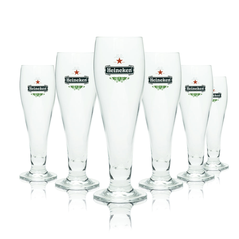 6 bicchieri da birra Heineken 0,2 l SuperPrestige Ritzenhoff Tulip Pils