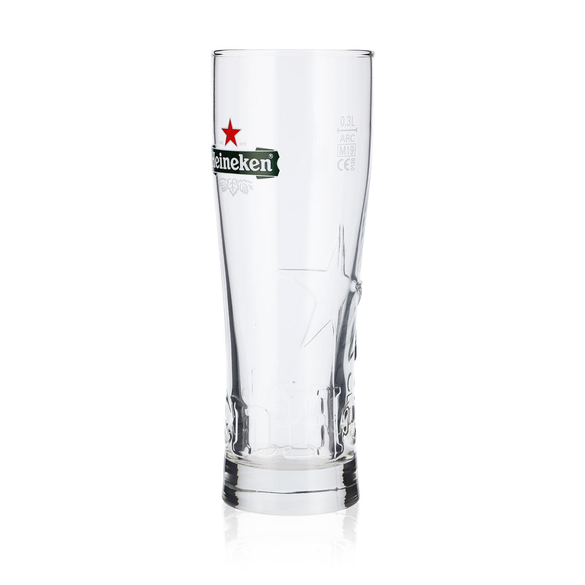 6 bicchieri da birra Heineken da 0,3 l "Star" Bicchieri da birra Bicchieri in rilievo Tazza/Coppa ARC – Vista 6