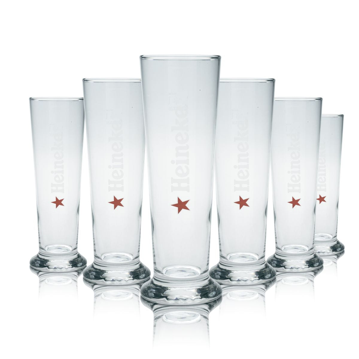 6 bicchieri da birra Heineken 0,4 l bicchieri a calice Set di bicchieri da birra Birrificio Paesi Bassi