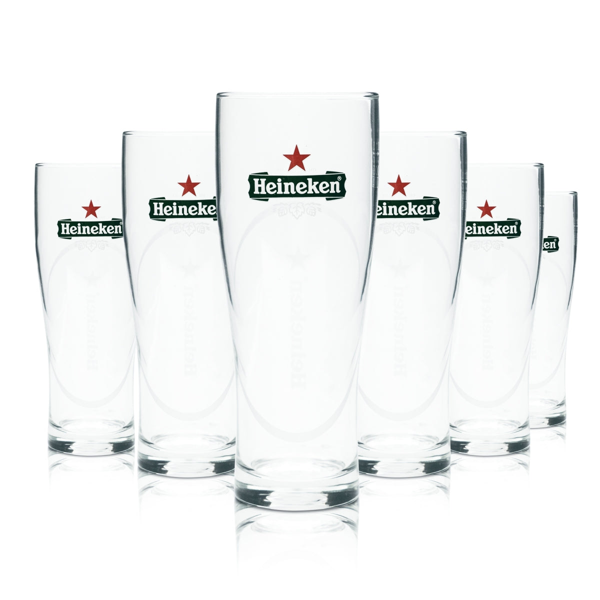 6 bicchieri Heineken da 0,5 l, bicchieri da birra, bicchieri da birra calibrati, birra calibrata NL