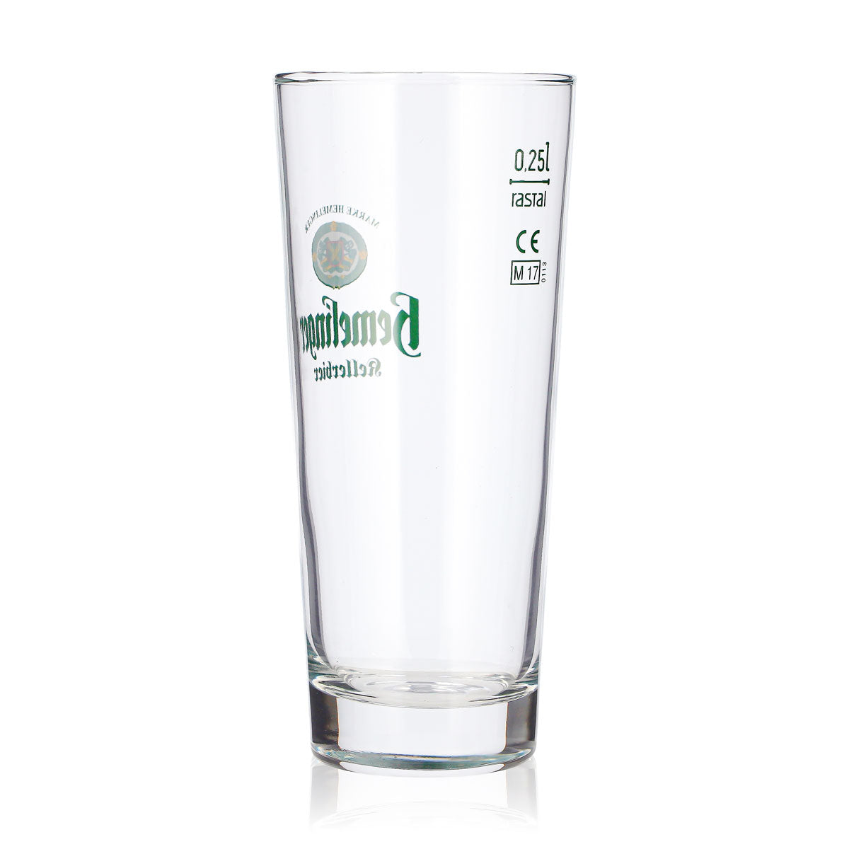 6 bicchieri da birra Hemelinger da 0,25 l, modello long drink, con logo verde “Rastal Kellerbier” (set da 6) – Vista 4