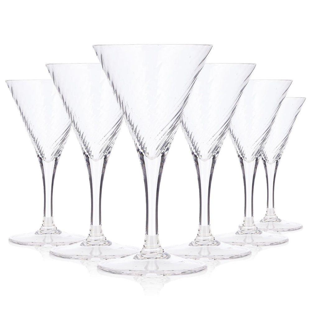 6 bicchieri da gin Hendricks da 0,05 l, a calice, da degustazione, da annusaggio, da whisky (set da 6)