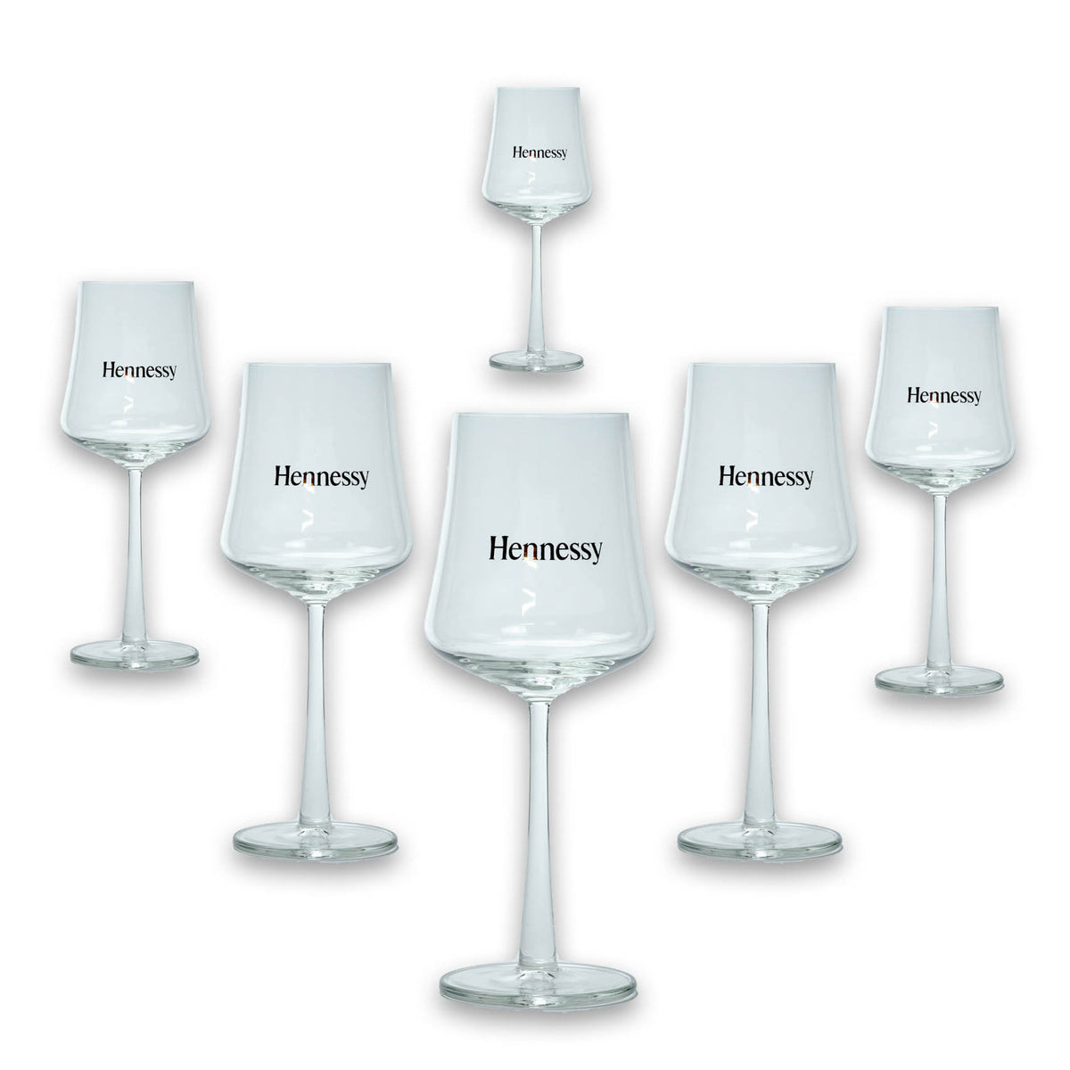 6 bicchieri da cognac Hennessy Sunset Aperitive VSOP