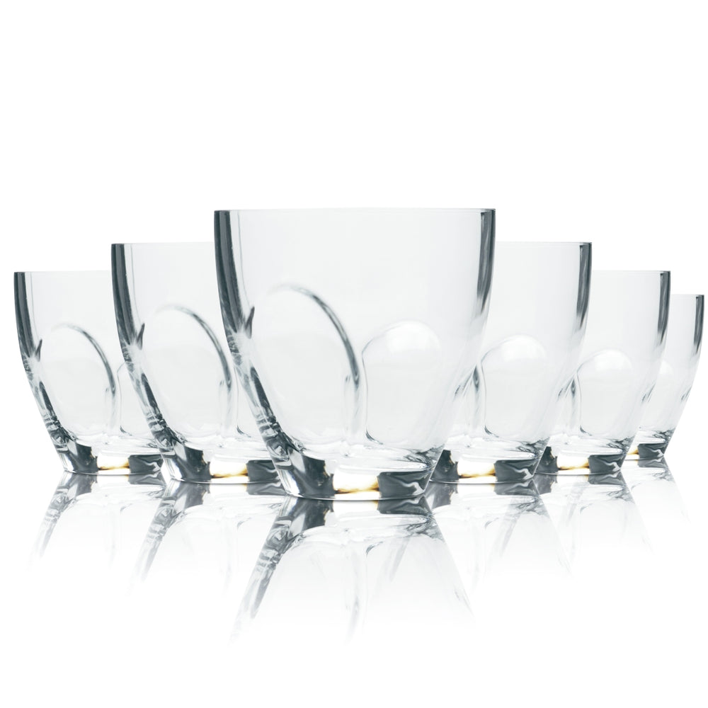 6 bicchieri Hennessy XO Fine Cognac 0,2 l tumbler con impugnatura incassata e rilievo Whiskey